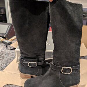 DANSKO Dalinda Leather Suede Heeled Boots Women's Size 39M US 8.5-9